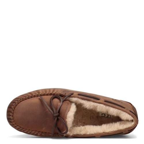 1112441 Tan Mens Ugg Olsen Slippers Tan Leather 5