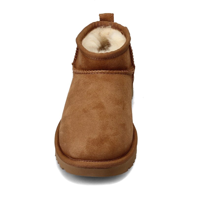 1116109 Che Womens Ugg Classic Ultra Mini Boot Chestnut 2