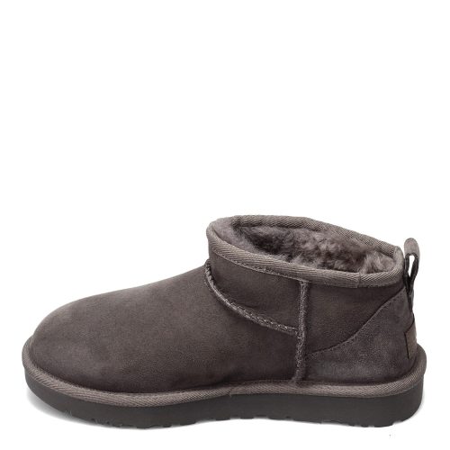 1116109 Grey Womens Ugg Classic Ultra Mini Boot Gray 3