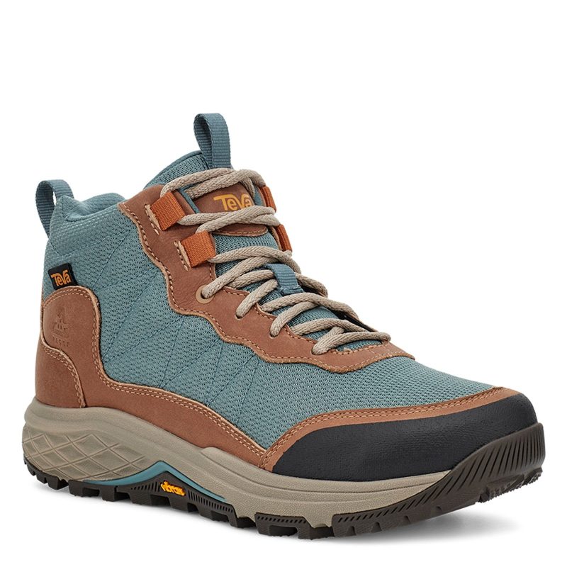 1116631 TTRP Womens Teva Ridgeview Mid Waterproof Boot Tan Blue