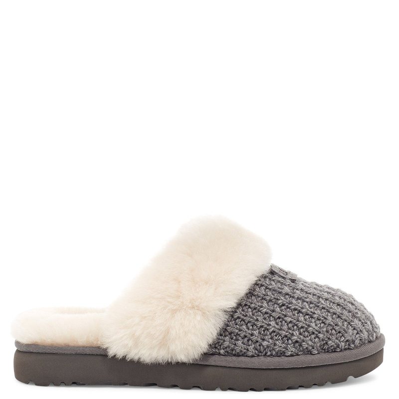 1117659 CHRC Womens Ugg Cozy Slipper Charcoal 1