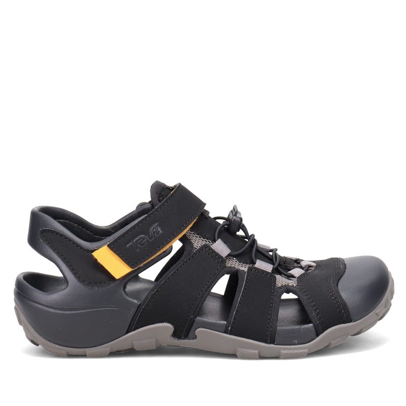 1118941 Blk Mens Teva Flintwood Sandal Black 1