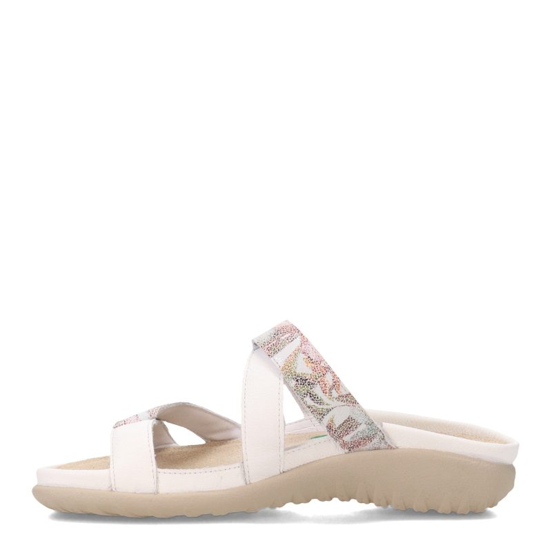 11202 WEG Womens Naot Tariana Sandal White Floral 3