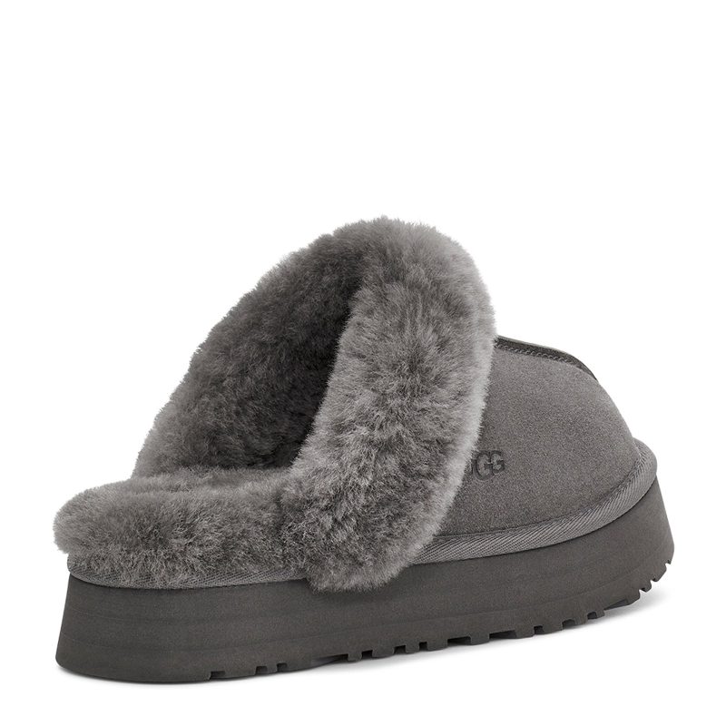 1122550 CHRC Womens Ugg Disquette Slipper Charcoal 3