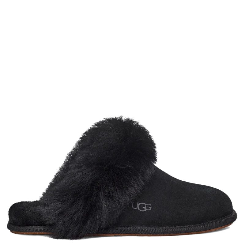 1122750 BLK Womens Ugg Scuff Sis Slipper Black 1