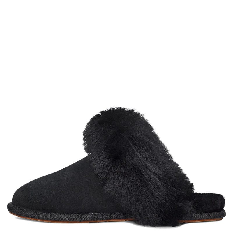 1122750 BLK Womens Ugg Scuff Sis Slipper Black 3