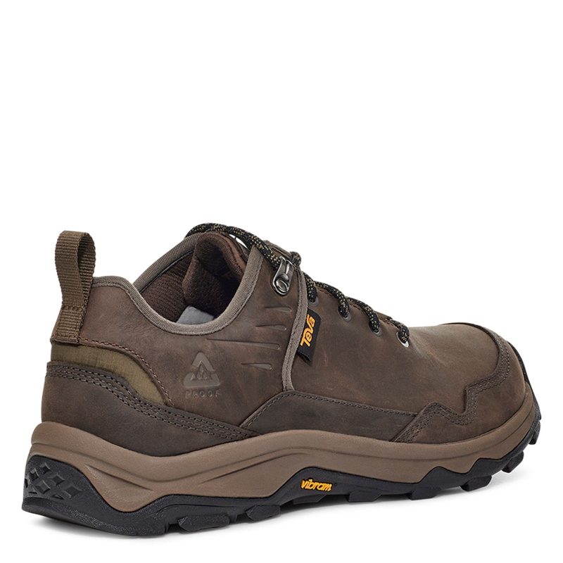 1123771 DBOL Mens Teva Riva Rp Waterproof Hiking Shoe Brown Olive 7