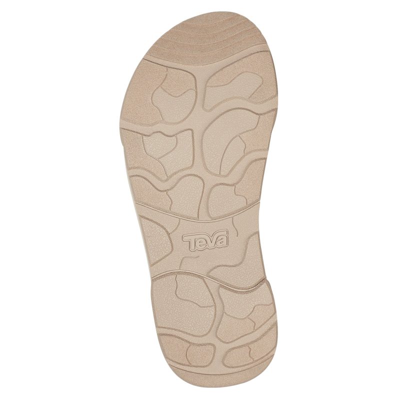 1124042 SSME Womens Teva Revive 95 Slide Sandal Sesame 6