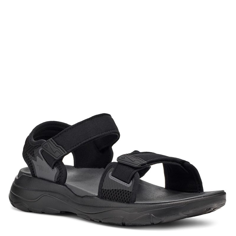 1124049 BLK Mens Teva Zymic Sandal Black bb741803 26e7 4d0c ac88 a2f2d48cdace