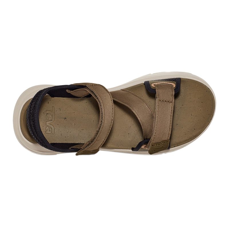 1124049 DOTG Mens Teva Zymic Sandal Dark Olive 4