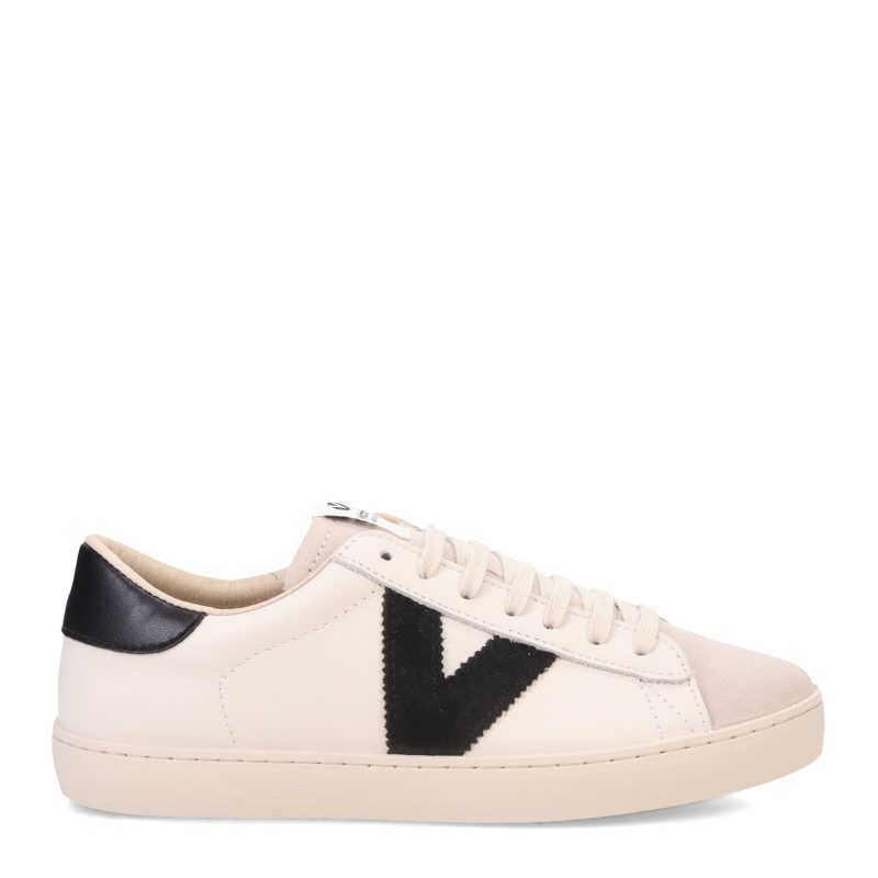 1126142 NEGRO Womens Victoria Berlin Sneaker Beige Black 1