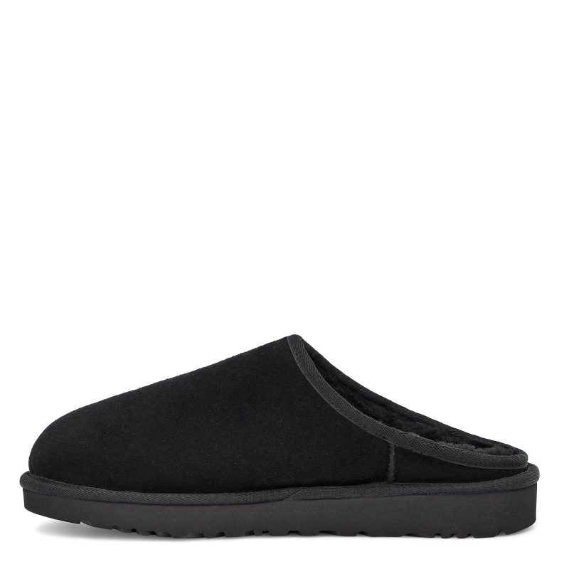 1129290 BLK Mens Ugg Classic Slip On Slipper Black 2