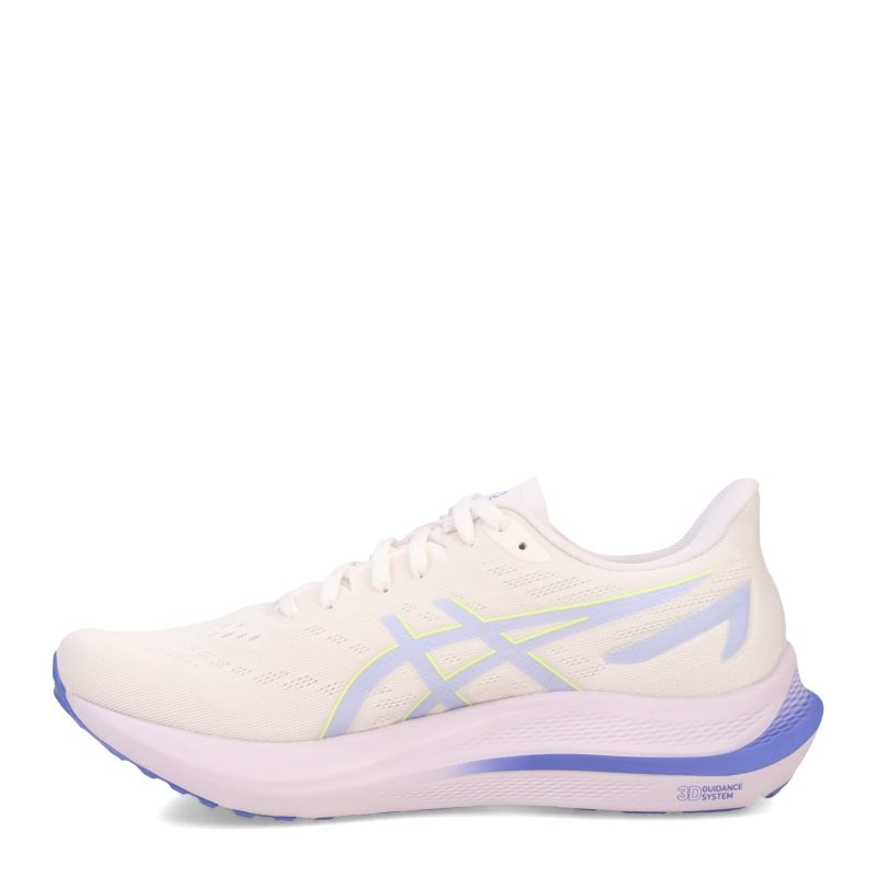 112B506 102 Womens Asics Gt 2000 12 Running Shoe White Sapphire 3