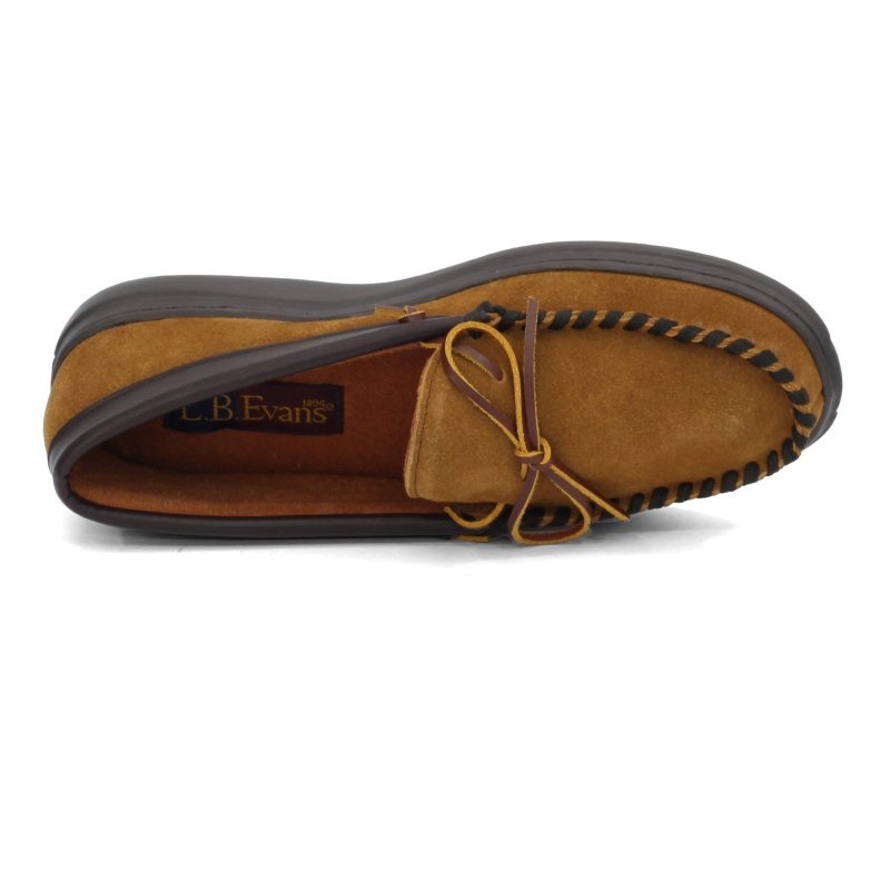 1131 Mens Lb Evans Atlin Slipper Tan Nubuck 5