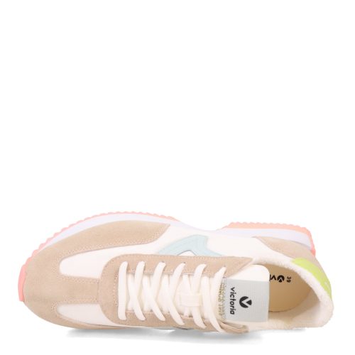 1134106 BEIGE Womens Victoria Cosmos Sneaker Beige 5