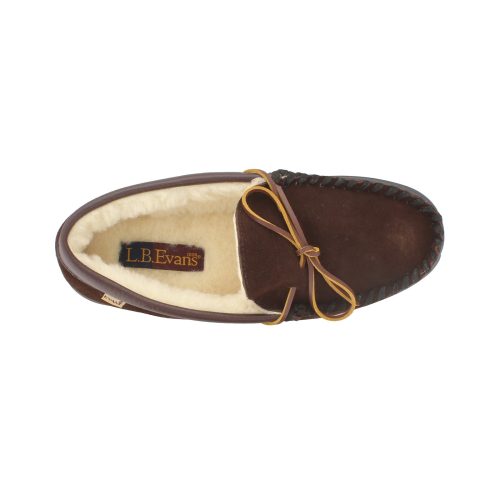 1142 Mens Lb Evans Atlin Slipper Brown Cream 5