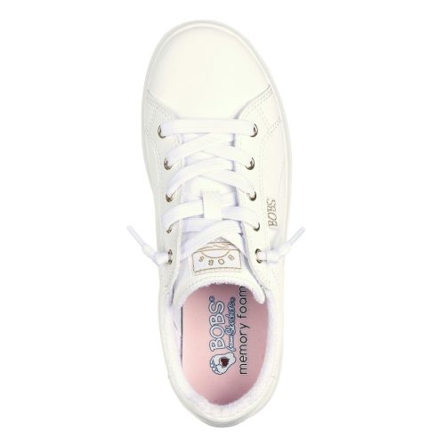 114456 WHT Womens Skechers D Vine Instant Delight Sneaker White 3