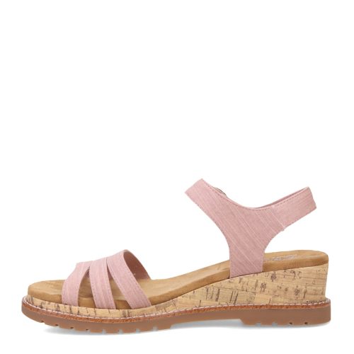 114686 BLSH Womens Skechers Bobs Desert Chill Evening Sun Sandal Blush 3