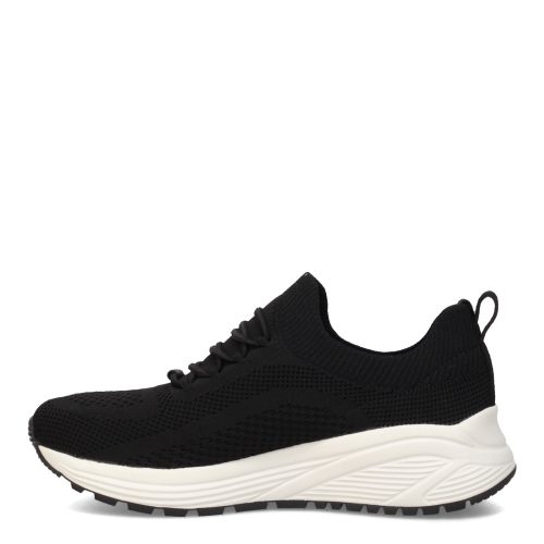 117027W BLK Womens Skechers Sport Sparrow 20 Allegiance Crew Sneaker Wide Width Black 3