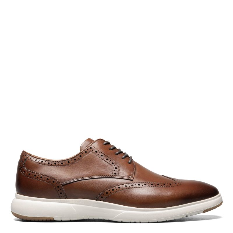 11768 229 Mens Florsheim Dash Wingtip Oxford Cognac 1 aa083541 bce1 43d7 9bf7 86306bdcc953