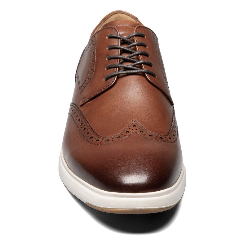 11768 229 Mens Florsheim Dash Wingtip Oxford Cognac 2 9cbc0497 4d61 4ef2 814d 5fe6e2f361fc