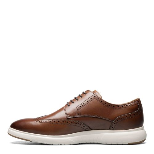 11768 229 Mens Florsheim Dash Wingtip Oxford Cognac 3