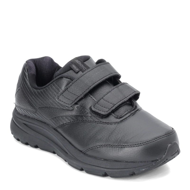 120309 2 E 072 Womens Brooks Addiction Walker V Strap 2 Walking Shoe Extra Wide Black beb50233 cc7f 483d 8650 8a80b2536c74