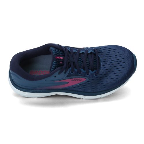 120312 1 B 490 Womens Brooks Dyad 11 Running Shoe Navy 5