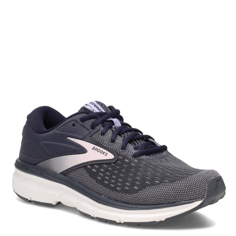 120312 1 B 496 Womens Brooks Dyad 11 Running Shoe Grey Tonal d5d179d5 a905 4c87 95b7 4c2283042ea7