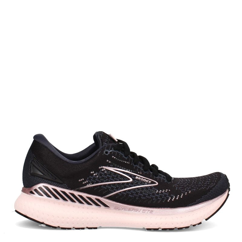 120343 1 D 074 Womens Brooks Glycerin 19 Running Shoe Wide Width Black Tonal 1