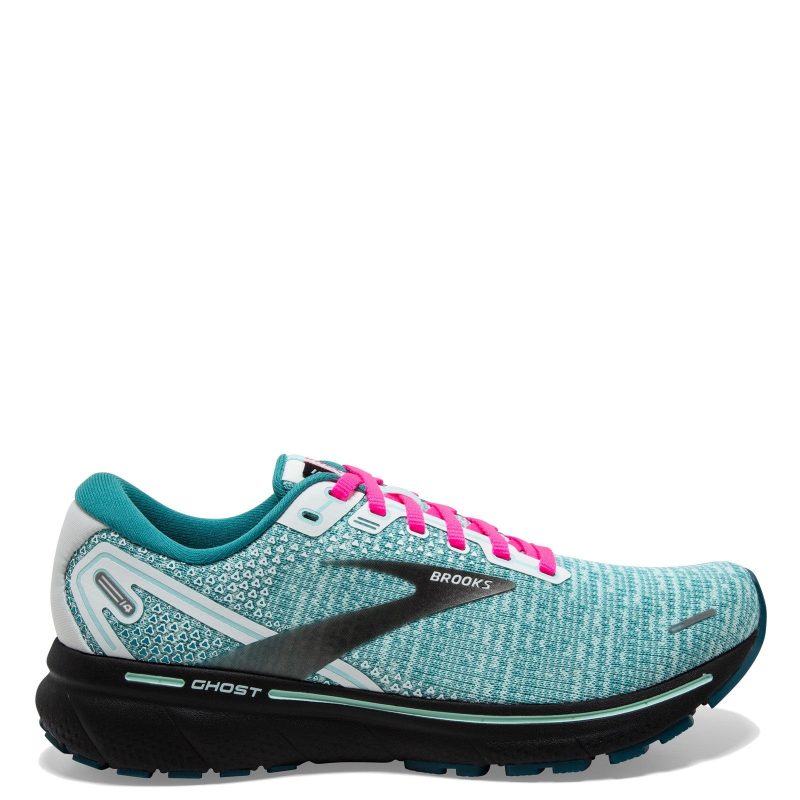 120356 1B 141 Womens Brooks Ghost 14 Running Shoe Whiteblackblue Lig 2 9d63f8bf 5672 4e64 8ef5 fdfbeac3c622