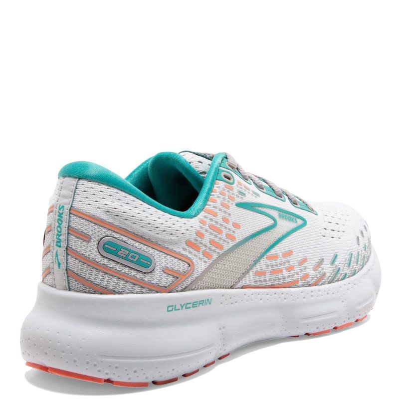 120369 1B 061 Womens Brooks Glycerin 20 Running Shoe Oyster 3