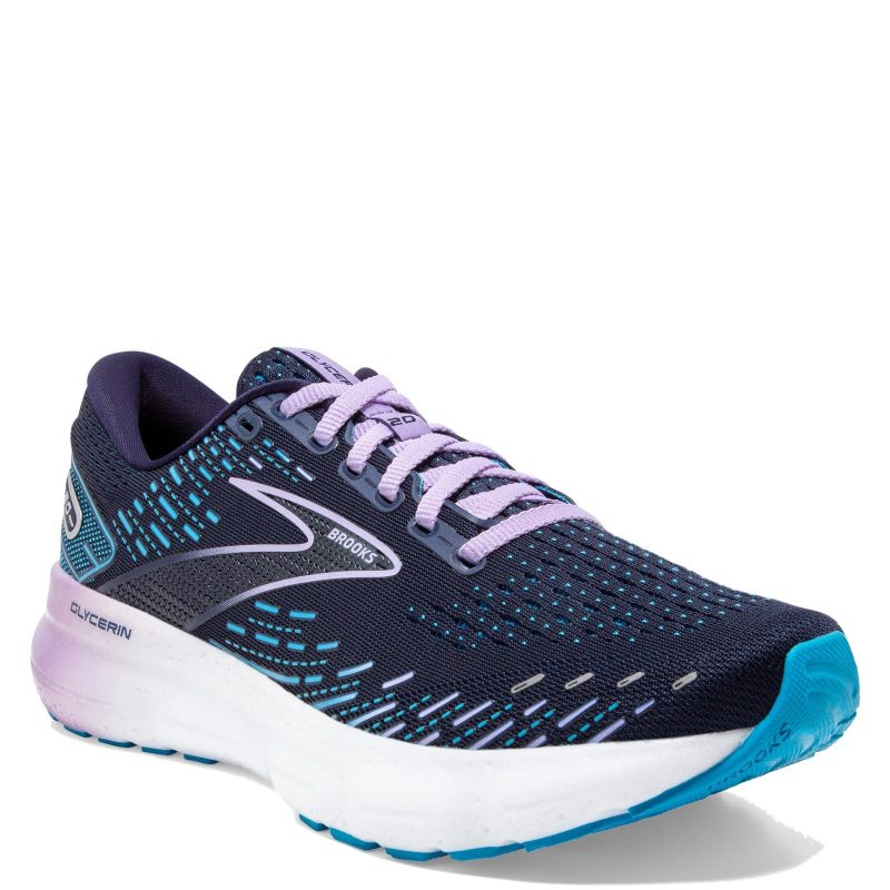 120369 1B 499 Womens Brooks Glycerin 20 Running Shoe Peacoat 269efd0a 042f 4dd9 88d8 614b0fc91136