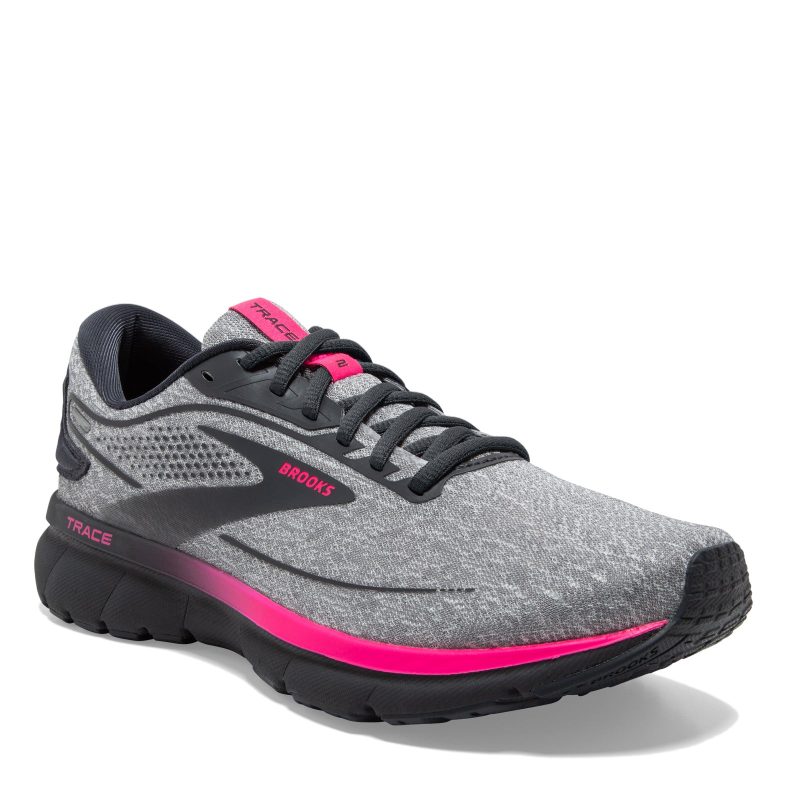 120375 1B 038 Womens Brooks Trace 2 Running Shoe Oyster