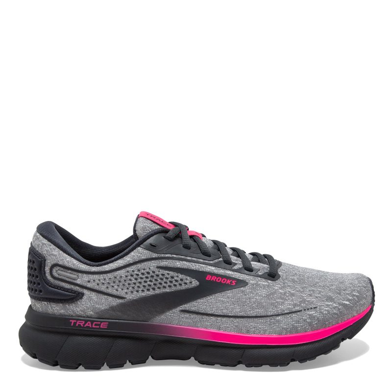 120375 1B 038 Womens Brooks Trace 2 Running Shoe Oyster 1