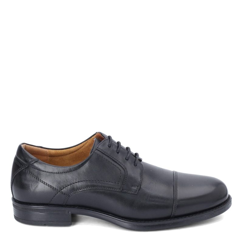 12138 001 Mens Florsheim Midtown Cap Toe Oxford Black 1