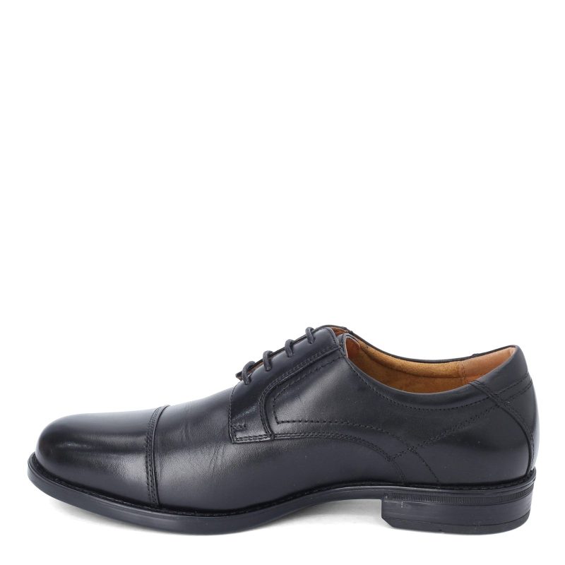 12138 001 Mens Florsheim Midtown Cap Toe Oxford Black 3