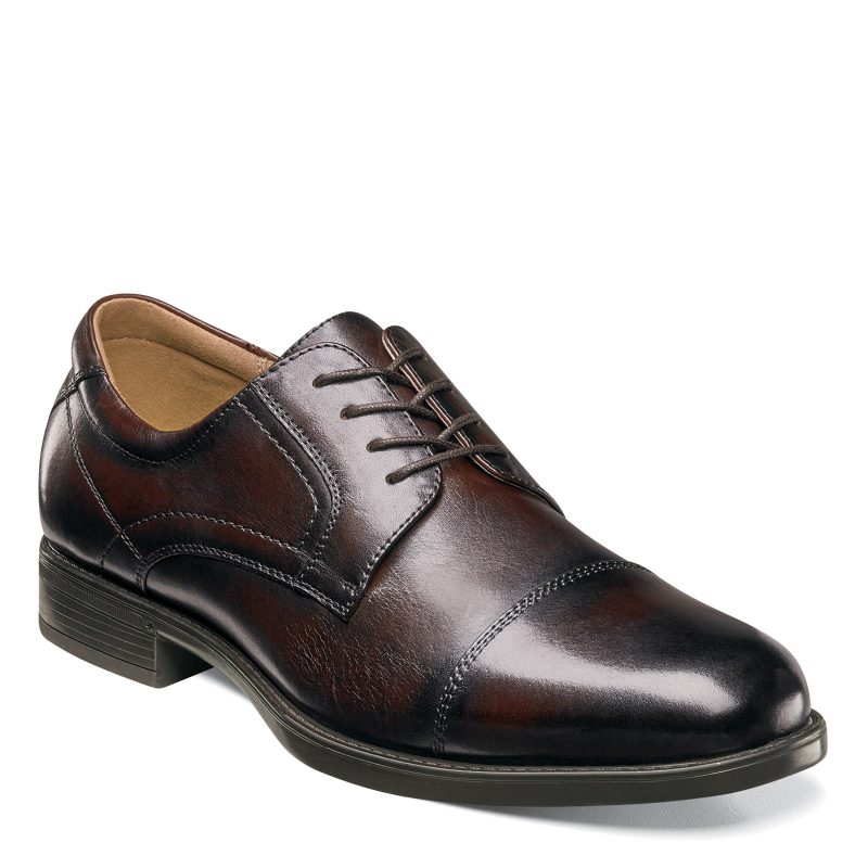 12138 200 Mens Florsheim Midtown Cap Toe Oxford Brown