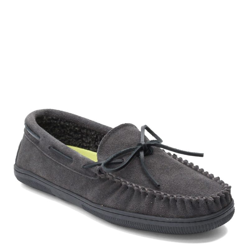 12184 061 Mens Florsheim Cozzy Moc Toe Slipper Gray