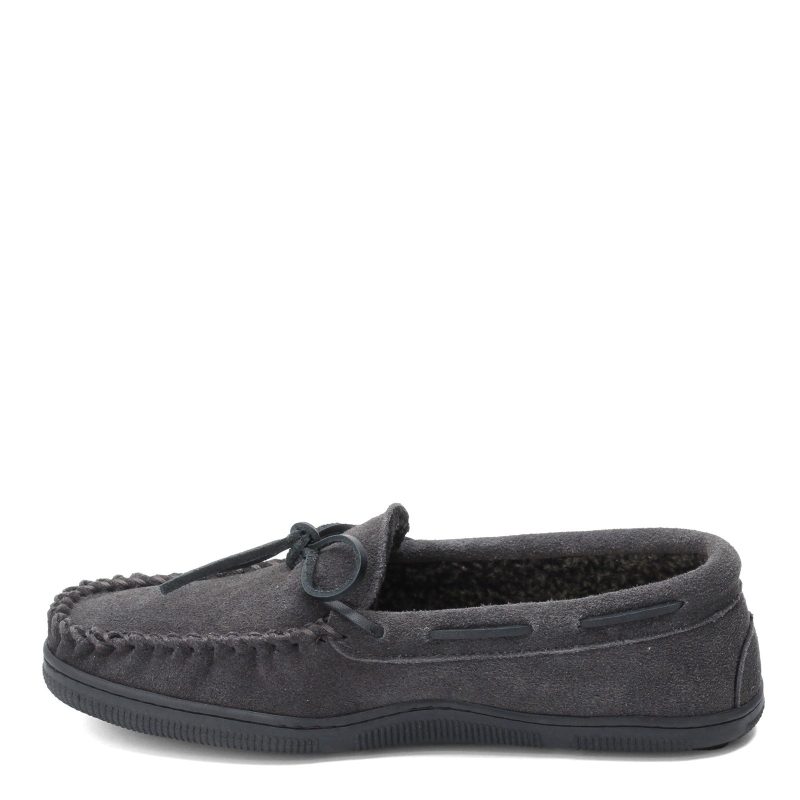 12184 061 Mens Florsheim Cozzy Moc Toe Slipper Gray 3