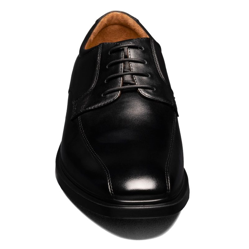 12188 001 Mens Florsheim Forecast Bike Toe Oxford Black 2