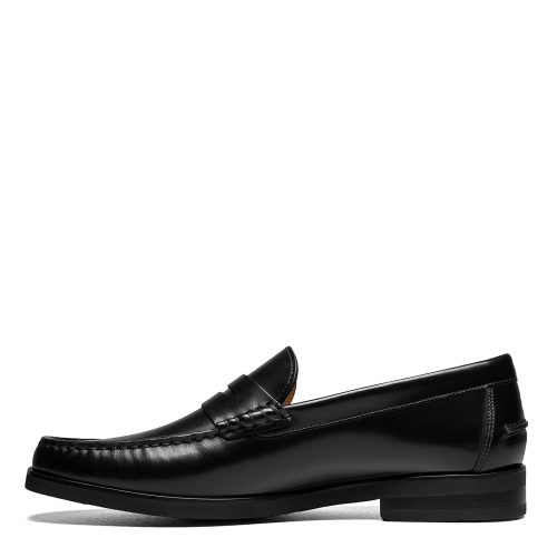 12195 005 Mens Florsheim Berkley Flex Penny Loafer Black Smooth 3