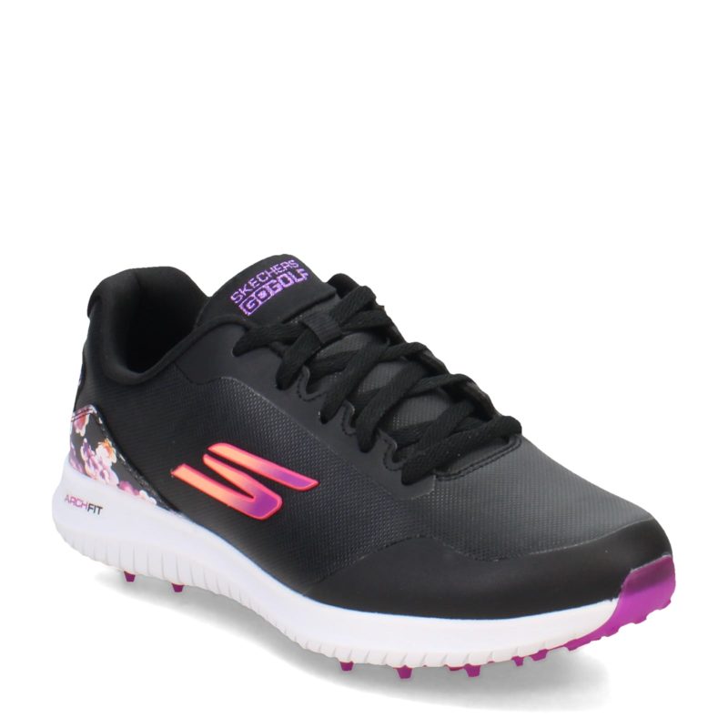 123080 BKMT Womens Skechers Go Golf Max 3 Golf Shoe Black Multi