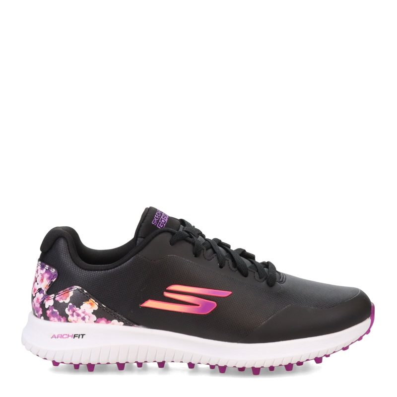 123080 BKMT Womens Skechers Go Golf Max 3 Golf Shoe Black Multi 1