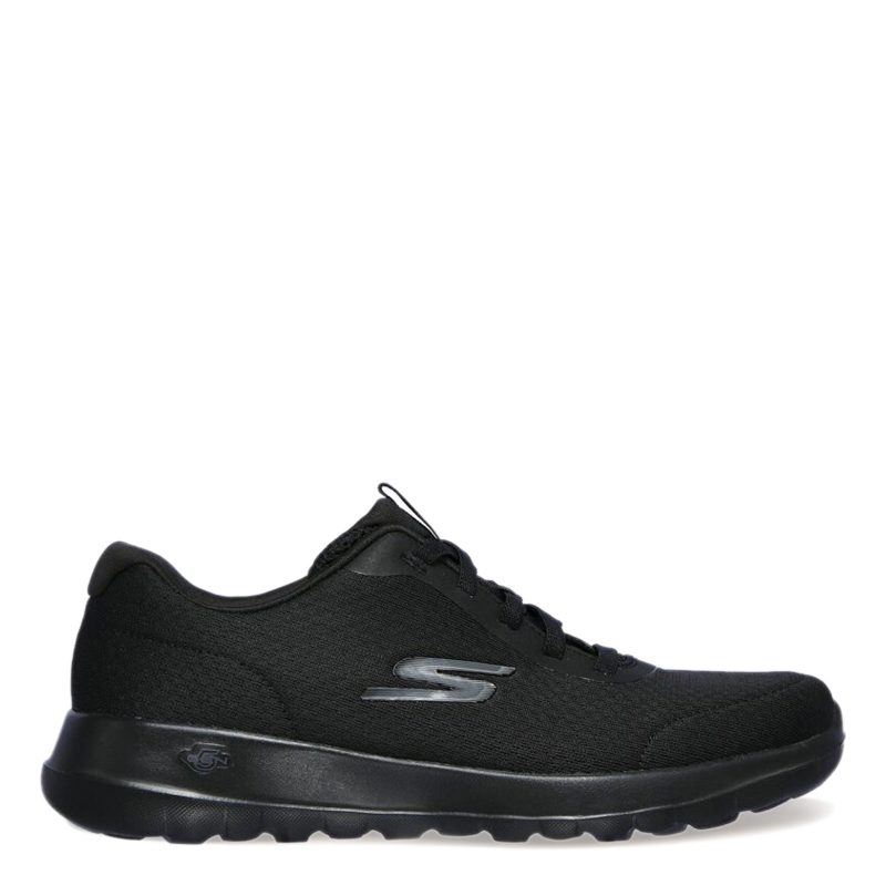 124094 BBK Womens Skechers G Owalk Joy Ecstatic Walking Shoe All Black 1