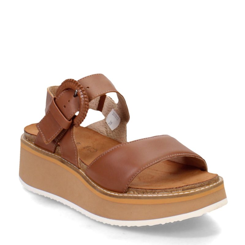 124100 EBA Womens Naot Crepe Sandal Caramel