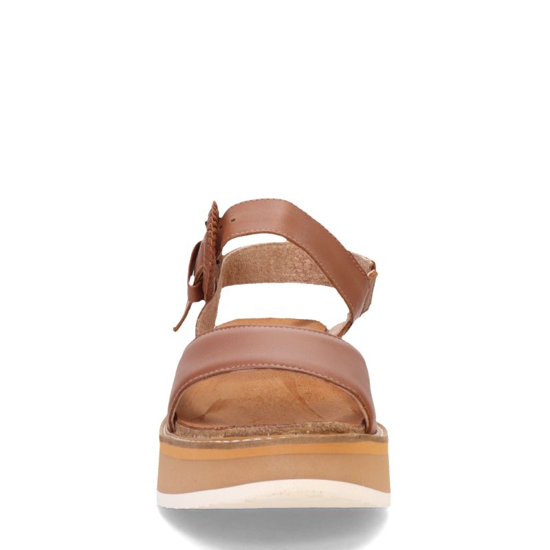 124100 EBA Womens Naot Crepe Sandal Caramel 2