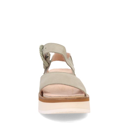 124100 GCA Womens Naot Crepe Sandal Sage Nubuck 2