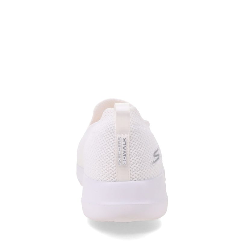 124187 WHT Womens Skechers G Owalk Joy Sensational Day Slip On White 4