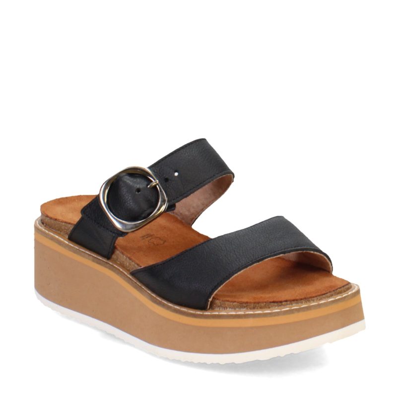 124204 BA6 Womens Naot Halvah Sandal Black